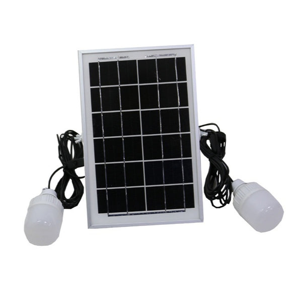 Lámpara Solar Bifurcada para Jardín - Iluminación Inteligente Dual