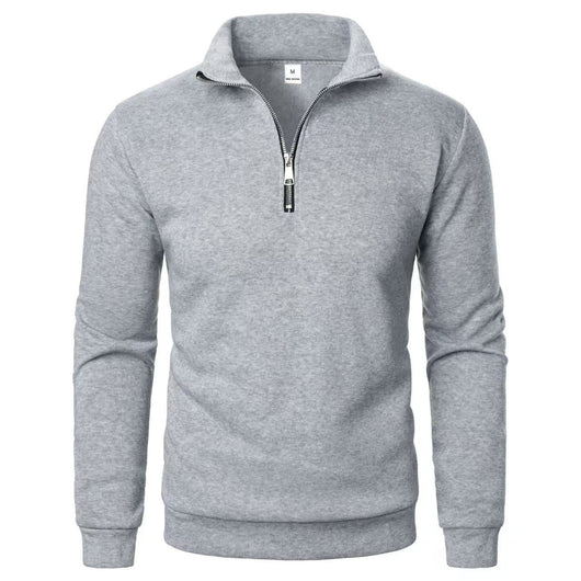 Suéter Casual con Cuello Alzado y Cierre Parcial - Image 7