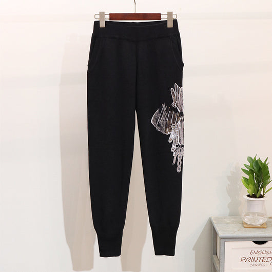 Conjunto de Punto para Mujer: Suéter Manga Larga y Pantalón Tejido - Image 4