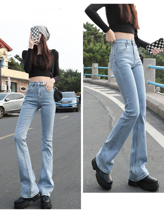 Jeans Acampanados Cintura Alta Elásticos que Estilizan - Image 2