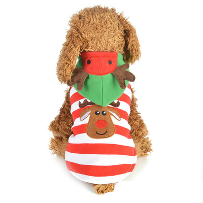 Abrigo Navideño para Perros Diseño Reno Transformable