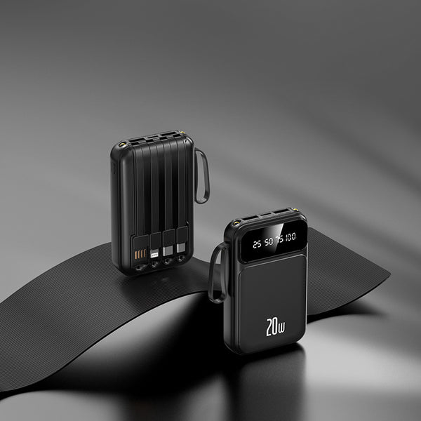 Powerbank Portátil de Alta Capacidad con Cable Integrado - Image 3