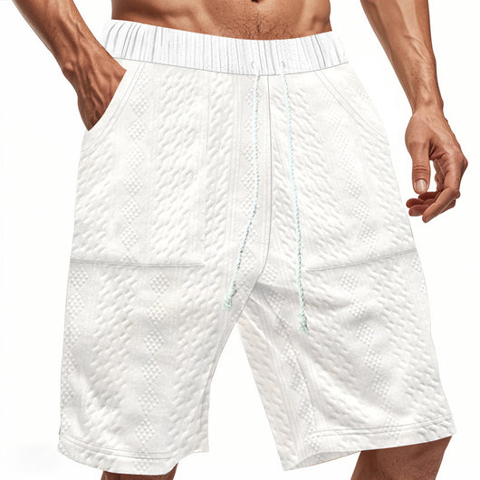 Shorts de Punto Jacquard Holgados para Hombre - Image 15