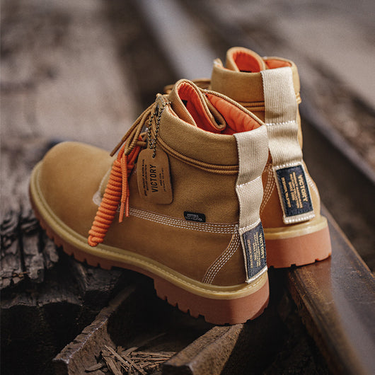 Botas Martin Altas Estilo Británico Rhubarb - Calzado de Trabajo Robusto para Hombre - Image 5