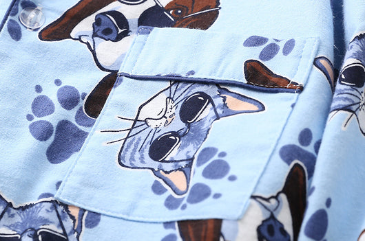 Pijama Hombre Estampado de Manga Larga - Image 3