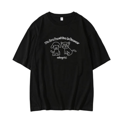 Blusa Estampada Hombro Descubierto Manga Corta Unisex - Image 11