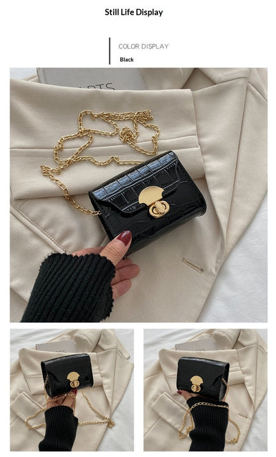 Bolso Bandolera Mini Cadena Elegante - Image 22