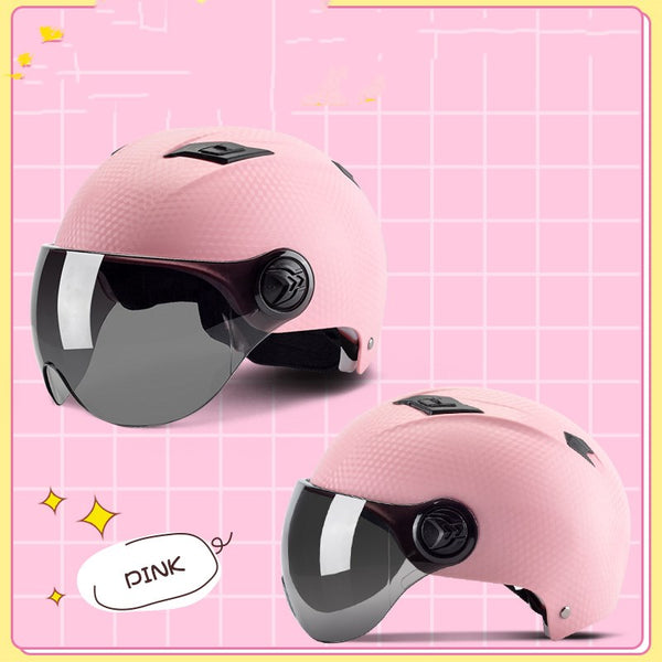 Casco Motociclista Térmico con Batería - Diseño Coreano Moderno