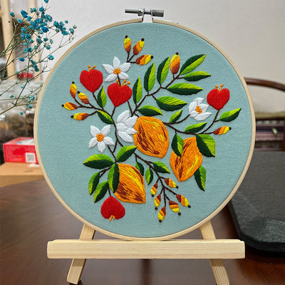 Kit de Costura para Cuadro Tridimensional con Flores Artesanales - Image 7