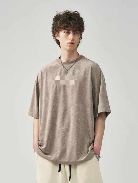 Sudadera Suede Holgada Estilo Americano para Hombre - Image 15