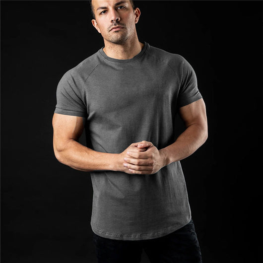 Playera Deportiva Tech Fabric Primavera-Verano para Hombre, Cuello Redondo, Secado Rápido - Image 7