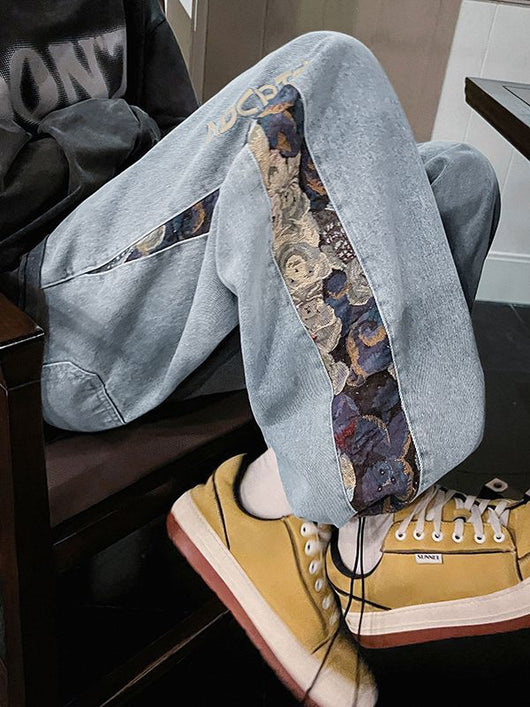 Jeans Holgados de Moda Urbana para Hombre - Diseño Parejas Casual Otoño - Image 3