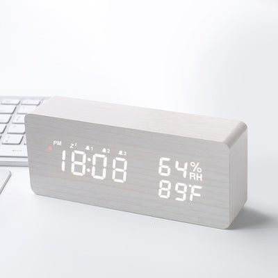 Reloj Digital LED con Control Remoto, Temperatura y Humedad - Image 9
