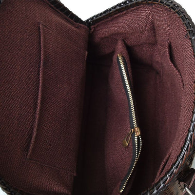 Mochila de Viaje Retro en Cuero Genuino - Gran Capacidad - Image 12