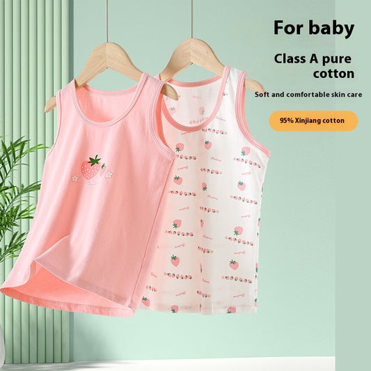 Pijama Infantil de Algodón sin Mangas para Verano - Image 2