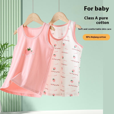 Pijama Infantil de Algodón sin Mangas para Verano - Image 2