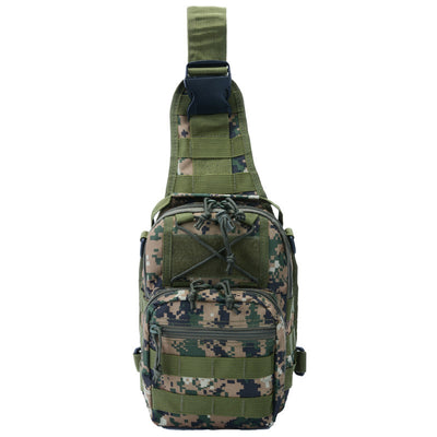 Bolsa Mensajera Táctica Impermeable en Tela Oxford con Camuflaje - Image 11