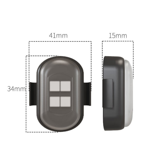 Luz de Advertencia LED para Motocicleta con Control Remoto Inalámbrico - Image 4