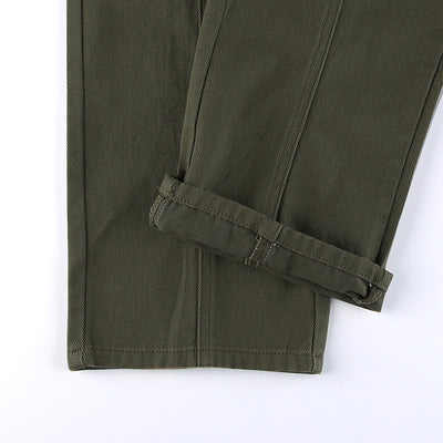 Pantalones Cargo Retro Cintura Baja con Bolsillos - Image 12