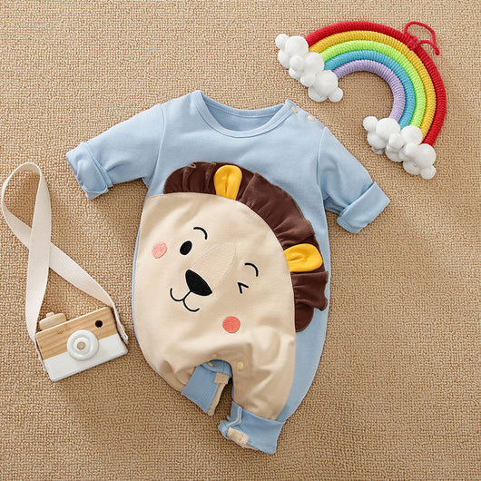 Mameluco Infantil Coreano de Algodón con Diseño Animal - Image 10