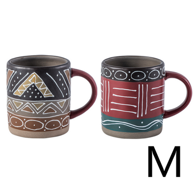 Taza de Café Artesanal Retro con Tapa - Image 14