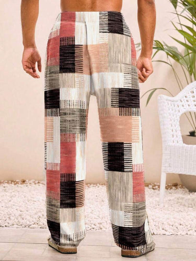 Pantalones Casuales para Hombre con Patrón Cuadros - Diseño Moderno y Versátil - Image 11