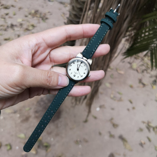 Reloj de Moda Gatito Bronce con Números para Estudiantes - Image 18