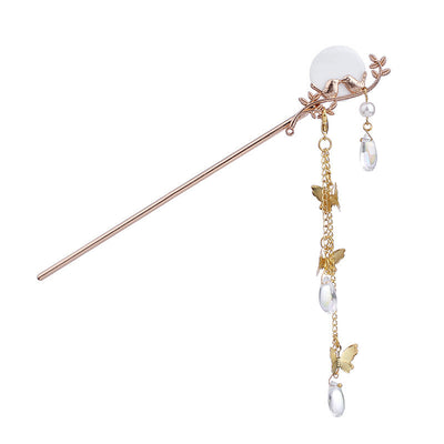 Horquilla de Aleación Estilo Antiguo con Efecto Ondulante para Hanfu - Image 13