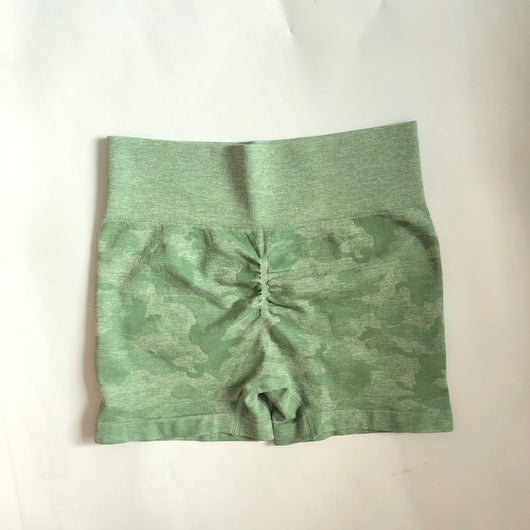 Shorts de Yoga Camuflaje Súper Elásticos sin Costuras - Image 8