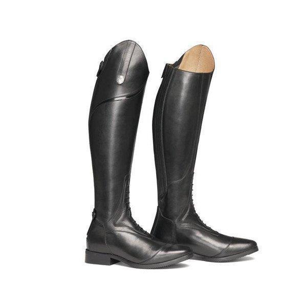 Botas Motociclista Altas con Detalles Colorblock y Cierre Metálico - Image 5