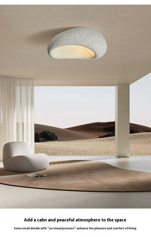 Lámpara de Techo Minimalista Japonesa Silenciosa Crema Moderna - Image 44