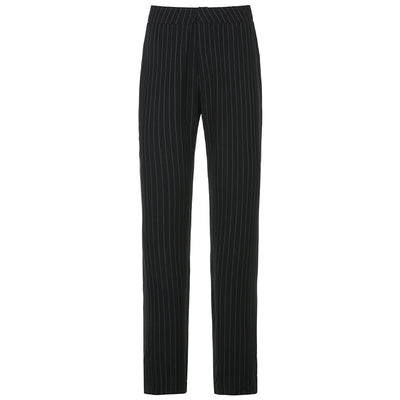 Pantalón Recto Mujer Diseño a Rayas Estilo Moderno - Image 8