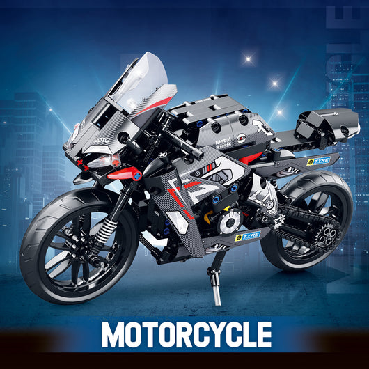Bloques de Construcción Moto - Puzzle Educativo para Niños - Image 18