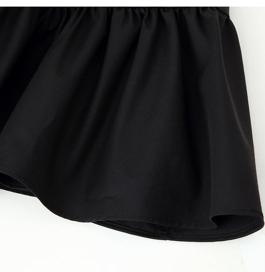 Blusa sin Mangas con Diseño Irregular y Volantes Perlados para Mujer - Image 9