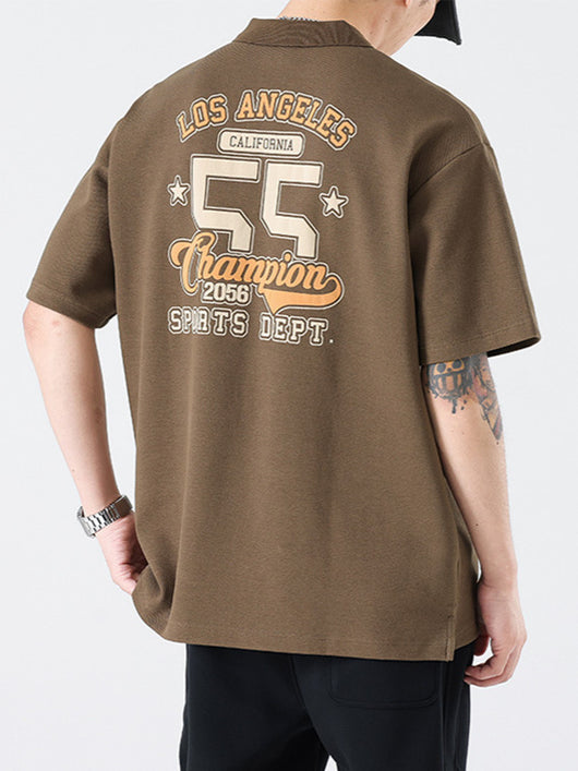 Camiseta Holgada Estampada para Hombre - Versátil y Cómoda - Image 9