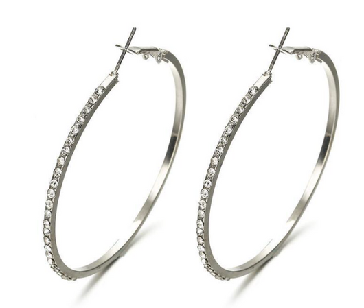 Aretes Coreanos Hueco Personalidad Simple Anillo Elegante - Image 12