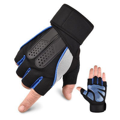 Guantes de Ciclismo con Soporte de Muñeca y Dedos Abiertos - Image 3