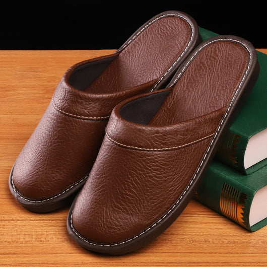 Pantuflas de Cuero Lazy Four Seasons - Comodidad para el Hogar - Image 10