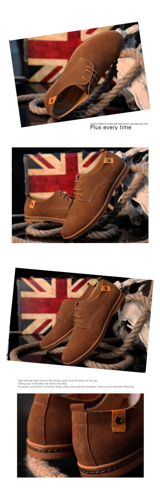 Zapatos de Gamuza con Cordones para Hombre - Image 19