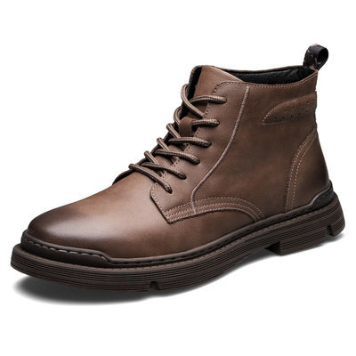 Botas Martin de Cuero Transpirable - Tendencia Otoño Invierno - Image 10