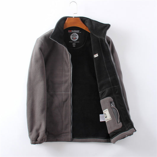 Chaqueta Polar Térmica Hombre Doble Cara Acolchada - Image 12