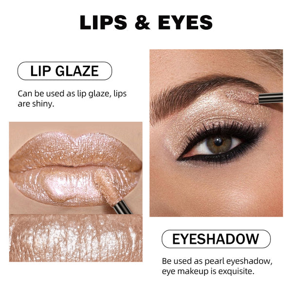Sombra de Ojos Líquida Diamante Efecto Larga Duración Dual