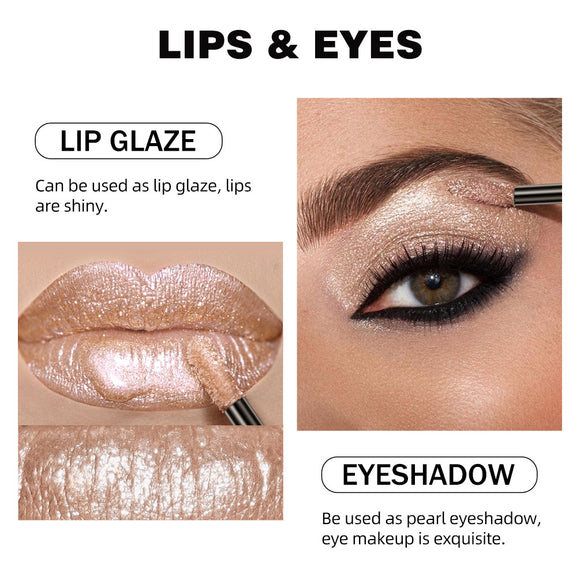 Sombra de Ojos Líquida Diamante Efecto Larga Duración Dual