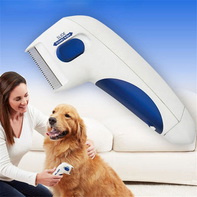 Peine Eléctrico Eliminador de Piojos para Gatos