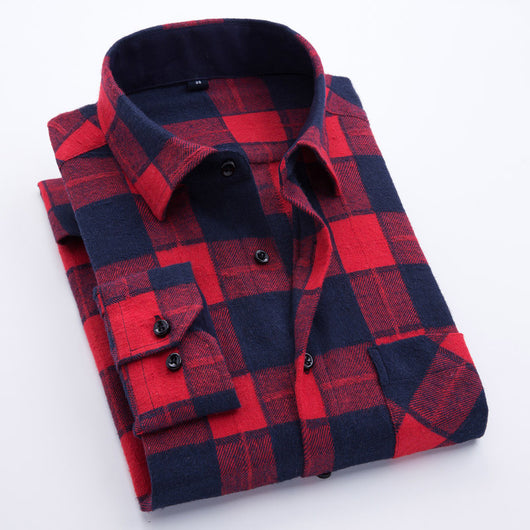 Camisa de Franela Casual para Hombre - Image 6