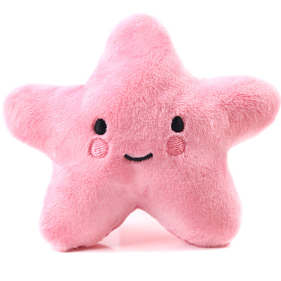 Purple plush eggplant pet toy with a green stem and an embroidered happy face, designed for dogs and cats. - Image 20