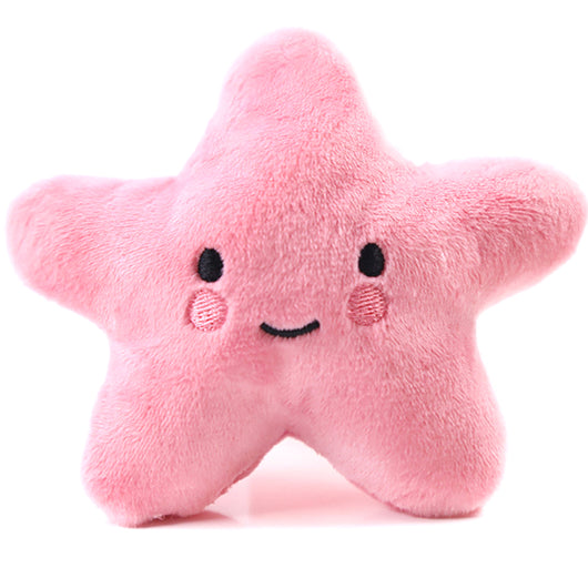 Purple plush eggplant pet toy with a green stem and an embroidered happy face, designed for dogs and cats. - Image 20