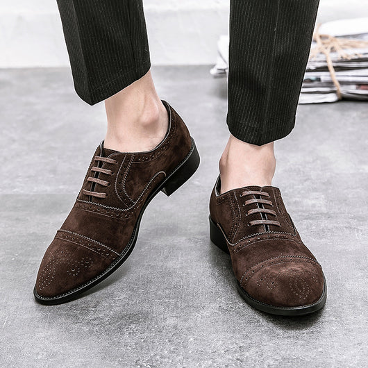 Zapatos de Cuero Grabados Estilo Casual para Hombre - Image 3