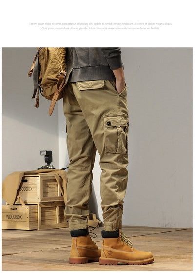 Overol Suelto Retro con Ajuste en Tobillo - Estilo Casual Versátil - Image 22