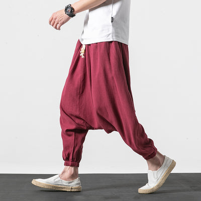 Pantalones Casuales Retro Oversize para Hombre Talla Grande - Image 2
